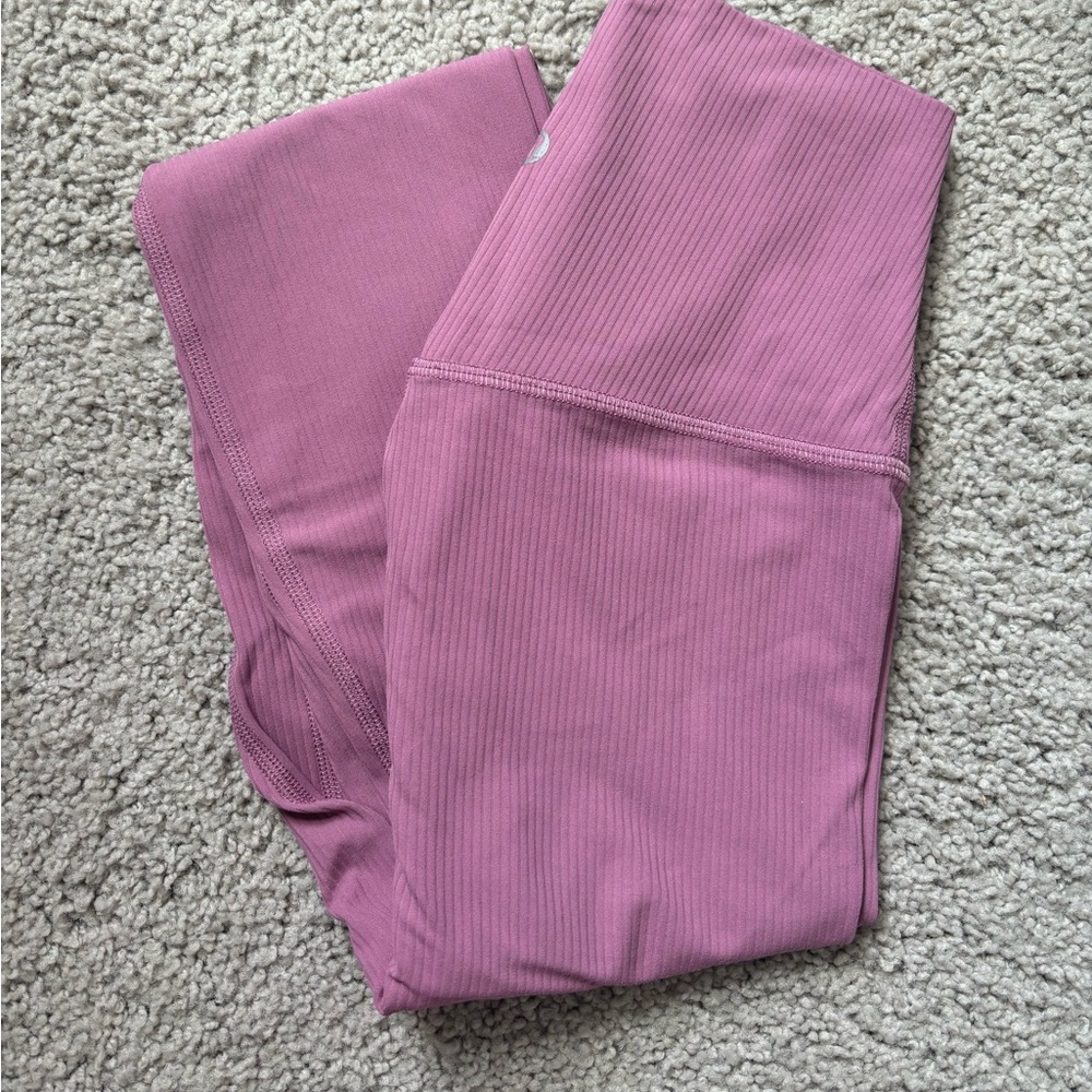 Ribbed Lululemon leggings size 2